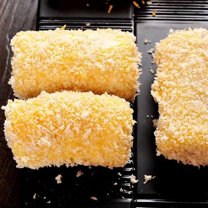 Creme di pane Panko gialle certificate HACCP con 10% di umidità per alimenti fritti - stile giapponese non OGM