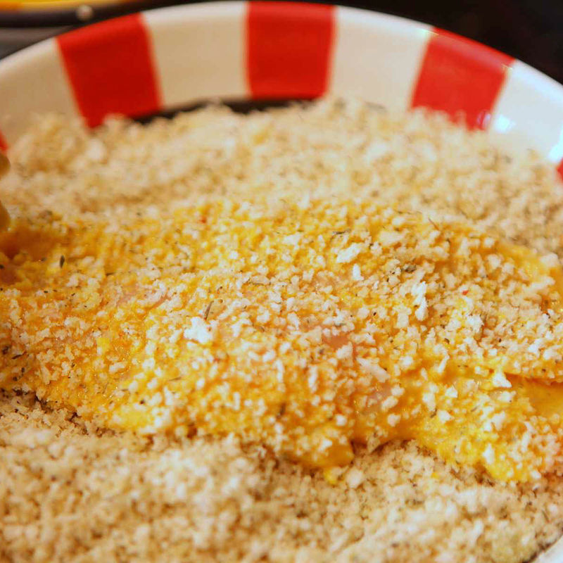 Creme di pane Panko gialle certificate HACCP con 10% di umidità per alimenti fritti - stile giapponese non OGM