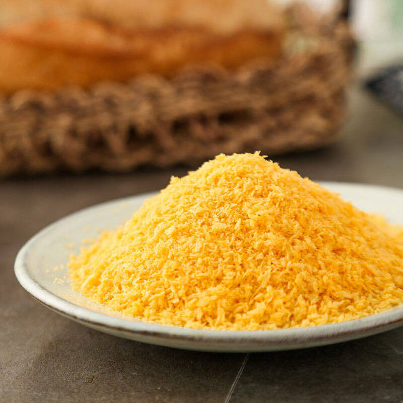 Pangrattato giallo a forma di ago da 4-5 mm certificato HACCP per cibi fritti