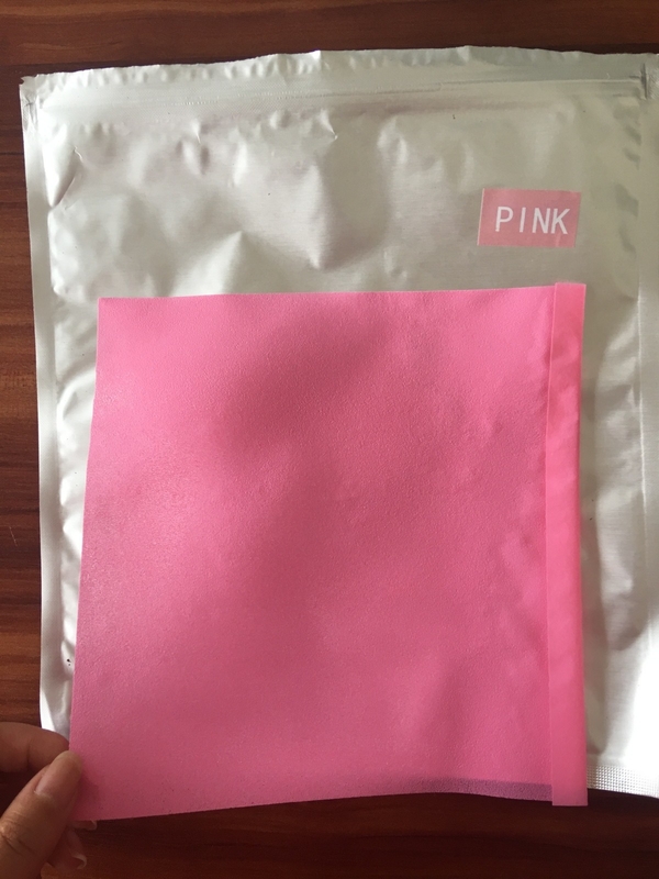 21*19 cm di fogli di mamenori rosa crepe di soia per fare sushi colorato