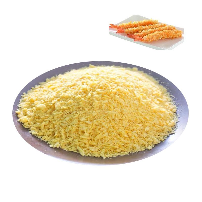 Pane bianco giallo arancione Rotti di farina Panko Rotti di pane Bianco giallo Panko Rotti di pane