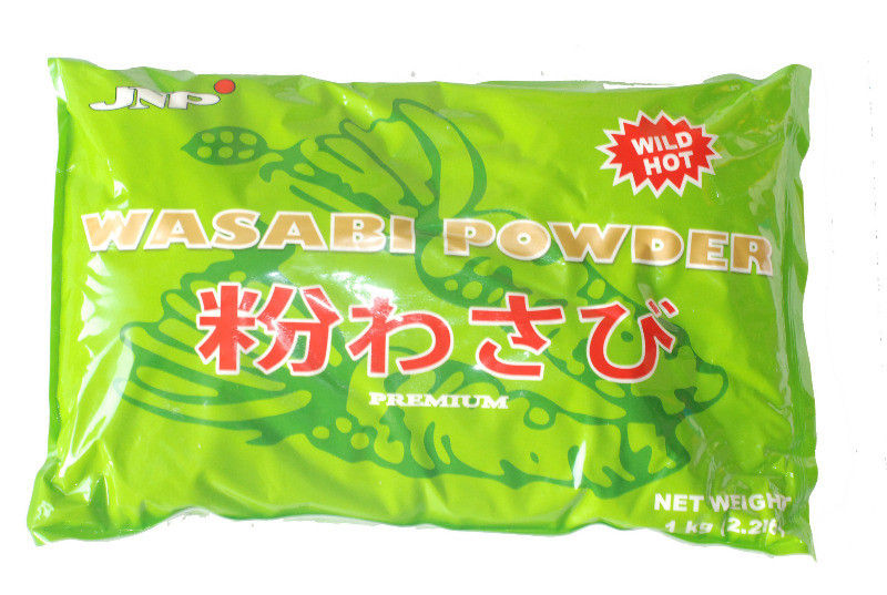 Polvere pura calda per gli alimenti dei sushi, polvere del Wasabi del condimento del Wasabi