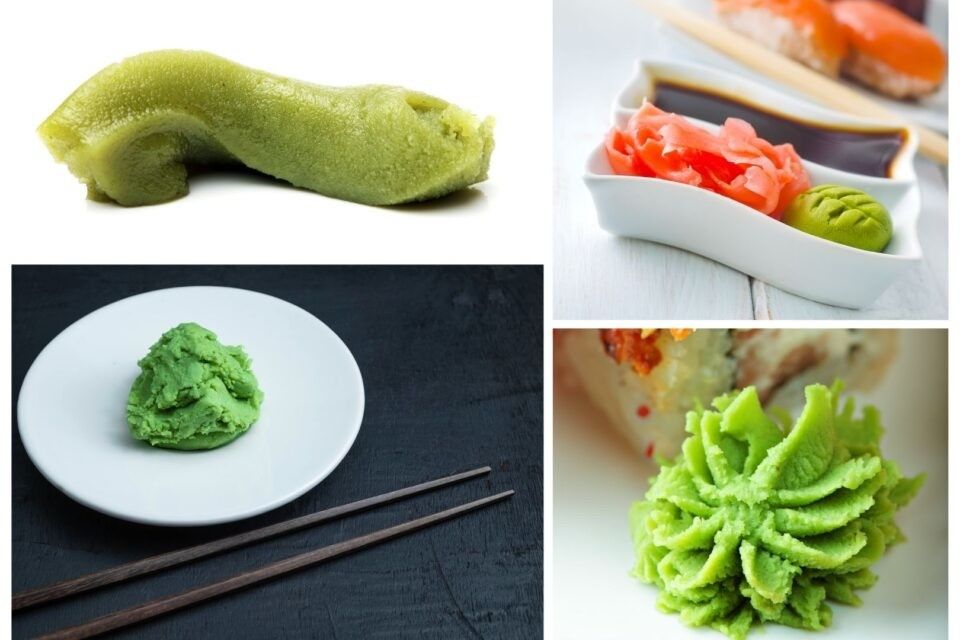80-100 Mesh Pura Wasabi in polvere Verde Colore naturale Sapore piccante