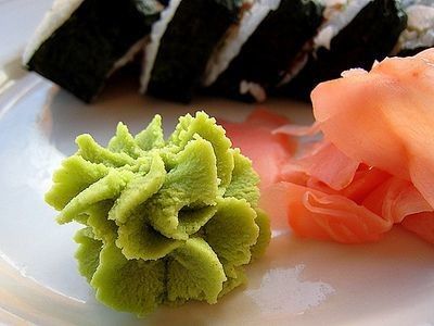 80-100 Mesh Pura Wasabi in polvere Verde Colore naturale Sapore piccante