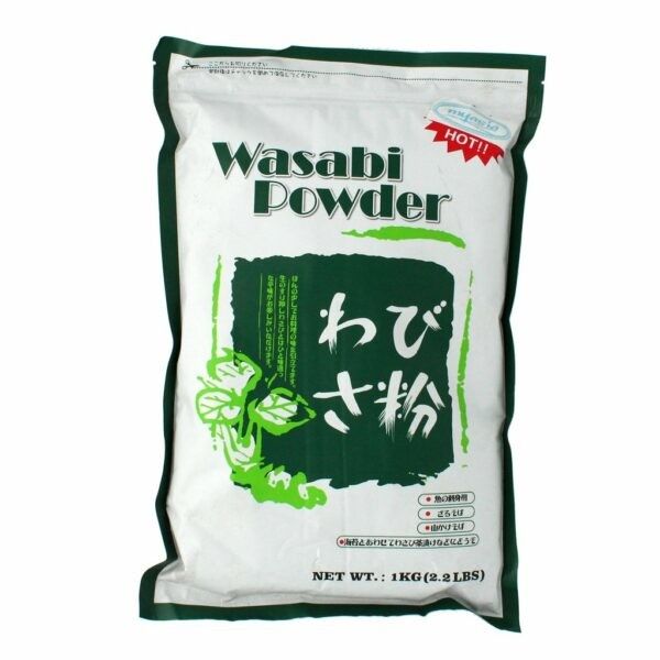 Wasabi in polvere 1 kg per sacchetto Wasabi in polvere verde chiaro