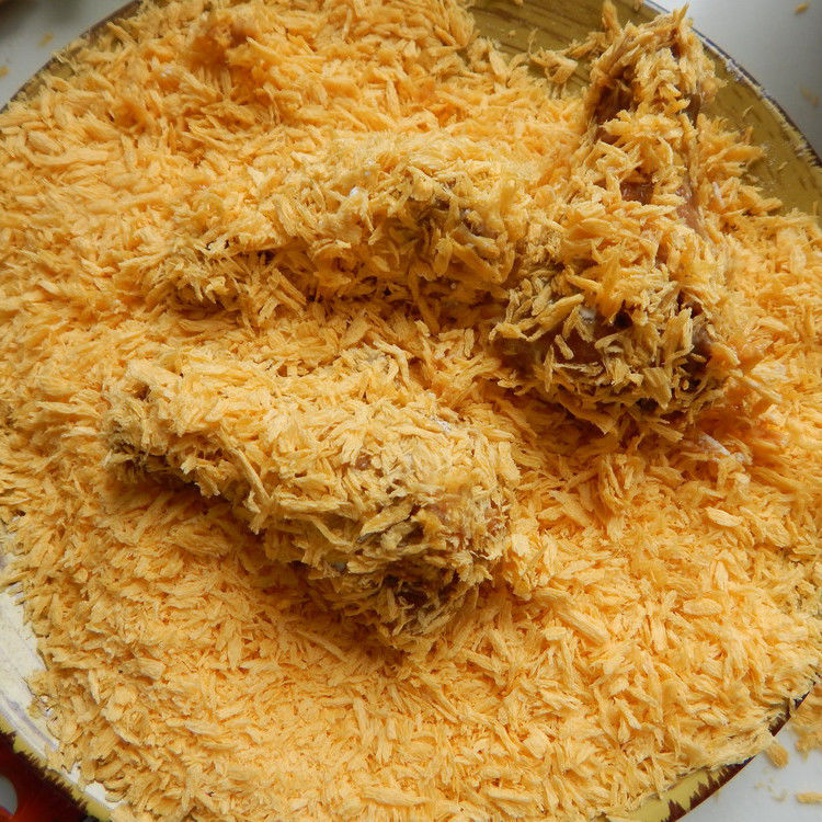 Pangrattato Panko Certificato HACCP HALAL, 2-12mm, con Max 10% di Umidità per Cibi Fritti