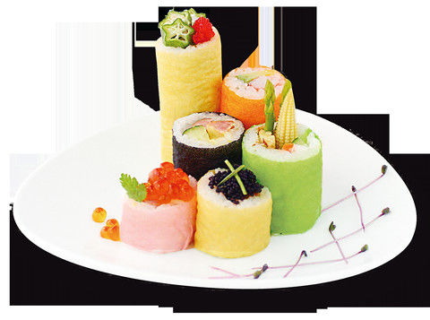 Vendita a caldo Diversi colori di creme di soia Mamenori per fare sushi colorato