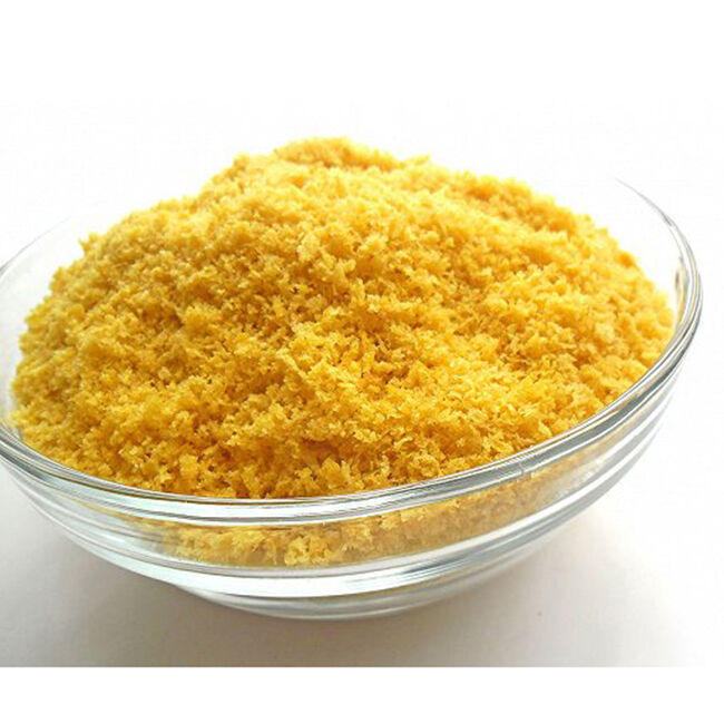 Pangrattato Granulare 2-12mm con Texture Croccante e Colore Arancione per Cibi Fritti