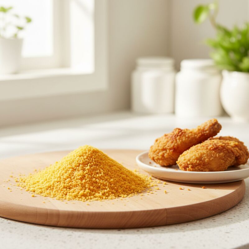 Frittelle di pane Panko in stile giapponese con consistenza croccante e durata di conservazione di 24 mesi per i cibi fritti