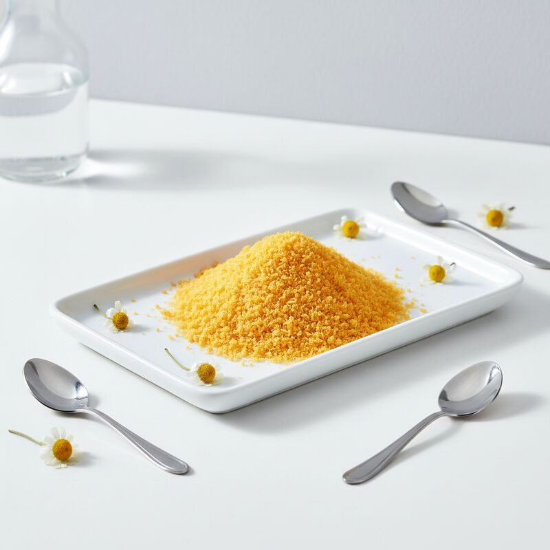 Pangrattato giallo in stile giapponese - Consistenza croccante, forma granulare, certificato Halal per friggere