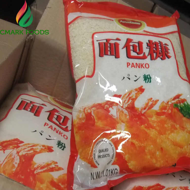 Panko di frammenti di pane di frumento intero arancione da 2 a 12 mm per una cottura sana