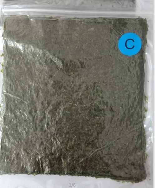 Classifichi un'alga arrostita asciutta dei sushi di Nori dei fiocchi organici dell'alga per l'alimento dell'involucro
