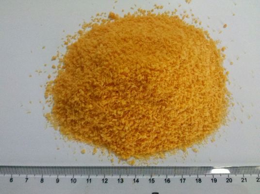 5 mm a forma di ago Panko giallo, briciole di pane HACCP certificato per friggere gamberetti o pollo