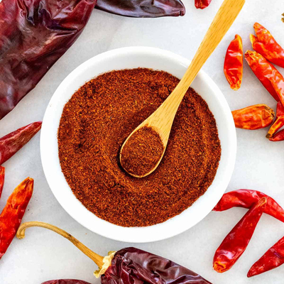 Le singole spezie asciugano l'umidità massima della polvere rossa 7% del peperoncino
