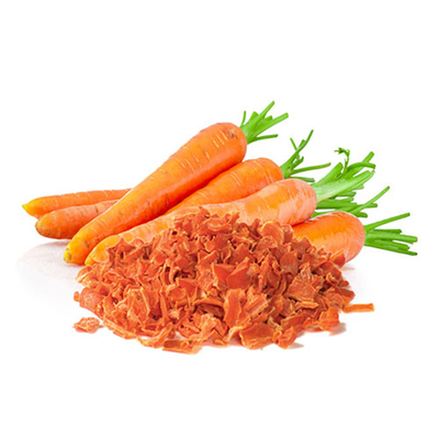 Imballaggio all'ingrosso Patatine di carota secca Flakes di carota disidratate