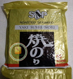 Alga arrostita degli strati di alga di Nori dei sushi di Yaki l'esperta scheggia il colore verde scuro