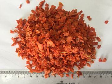 Umidità di Chips Max 7% della carota disidratata colore arancio di FDA di HACCP