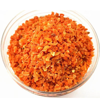 Umidità 8% Frittelle di carota disidratate Fiocchi di carota essiccati all'aria