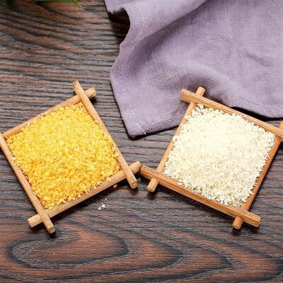 Creme di pane Panko giapponese di prima qualità con consistenza croccante e lunga durata di conservazione in bianco e giallo