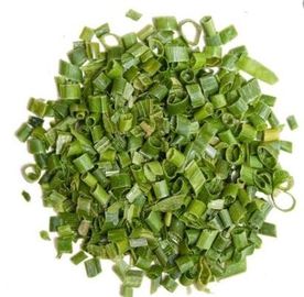 Le verdure secche dell'aria calda hanno disidratato il commestibile naturale di colore verde della erba cipollina