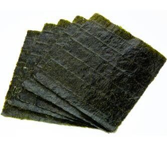 Umidità piena Nori Roasted Seaweed dello strato 5% 50 QTY verde scuro